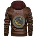 Ligerking - Helm of Awe Leather Jacket A35