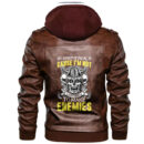 Ligerking Jacket - Viking Shield & Axe Leather Jacket A31