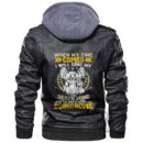 Ligerking Jacket - I Will Sing My Death Song Leather Jacket A31
