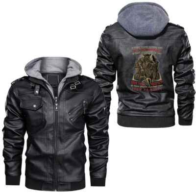 Ligerking - It's a Viking Thing You Wouldn't Understand Leather Jacket A35