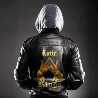 Ligerking - Wolf Sweden Flag Leather Jacket A95