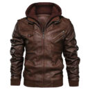 Ligerking - Raven and Valknut Leather Jacket A35
