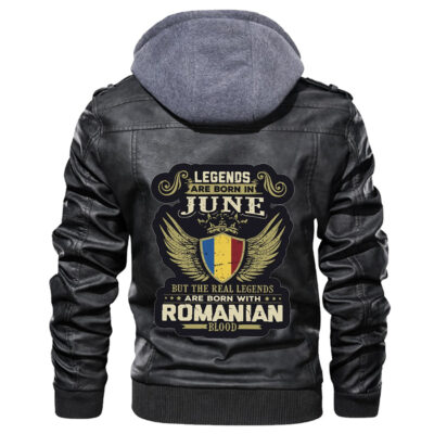 Ligerking - Raven and Valknut Leather Jacket A35