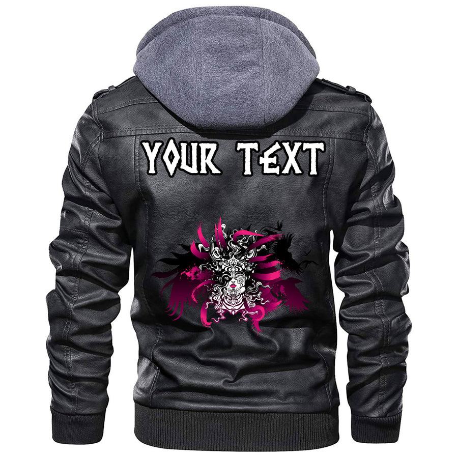 (Custom) Ligerking - Magic Ancient Viking Leather Jacket A35