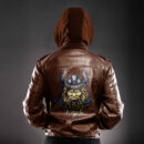 Ligerking - Cat Viking Animal Warriors Leather Jacket A35