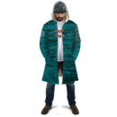 Ligerking - Raven of Odin and Symbol Ligerking Cyan Cloak A27