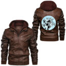 Ligerking - Murder Of Crows Raven Leather Jacket A35