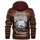 Ligerking Jacket - Nordic Drakkar Leather Jacket A31
