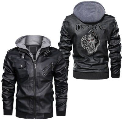 Ligerking - Odin Axe Leather Jacket A95