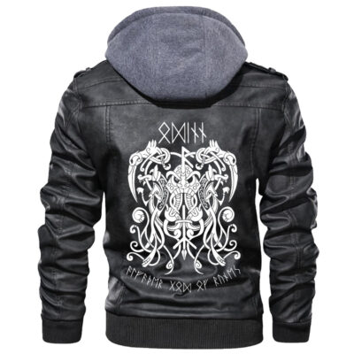 Ligerking - JoÌˆrmungandr Tattoo Leather Jacket A35