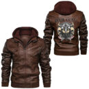 Ligerking - Viking Odin Leather Jacket A95
