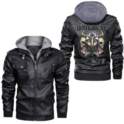 Ligerking - Viking Odin Leather Jacket A95