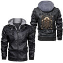 Ligerking - Odin Two Raven Leather Jacket A95