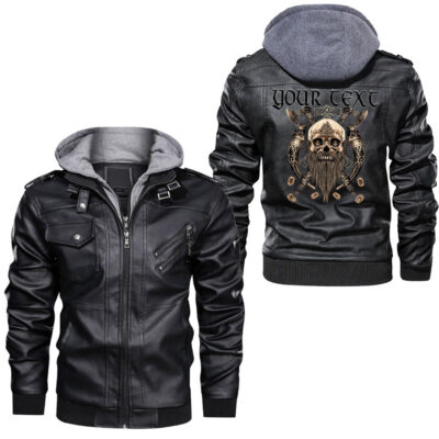 Ligerking - Odin Two Raven Leather Jacket A95