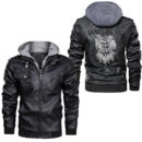 Ligerking - Odin Two Axe Leather Jacket A95