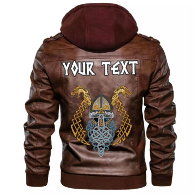 (Custom) Ligerking - Odin Wotan Leather Jacket A35