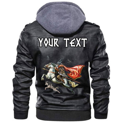 (Custom) Ligerking - Odin Wotan Leather Jacket A35