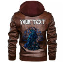 (Custom) Ligerking - Odin's Celtic Raven Leather Jacket A35