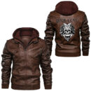 Ligerking - Odin Wolf Leather Jacket A95