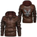 Ligerking - Owl Circle Leather Jacket A95