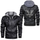 Ligerking - Owl Circle Leather Jacket A95