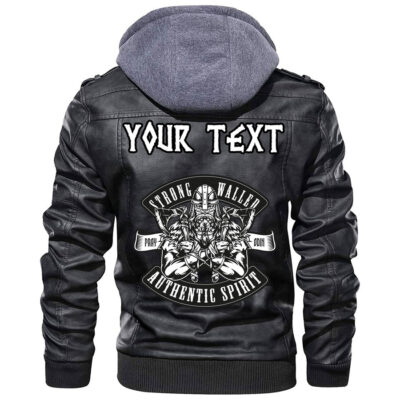 (Custom) Ligerking - Owl Celtic Style Leather Jacket A35
