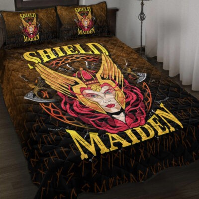 Ligerking Quilt Bed Set - Shield Maiden Quilt Bed Set A7