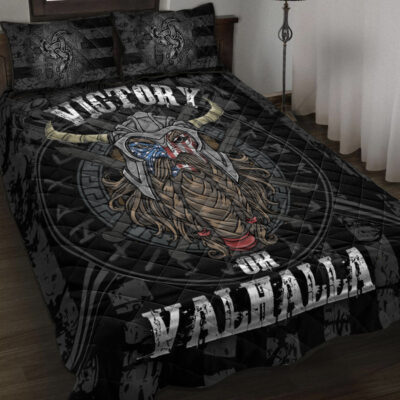 Ligerking Quilt Bed Set - Victory or Valhalla Quilt Bed Set A7