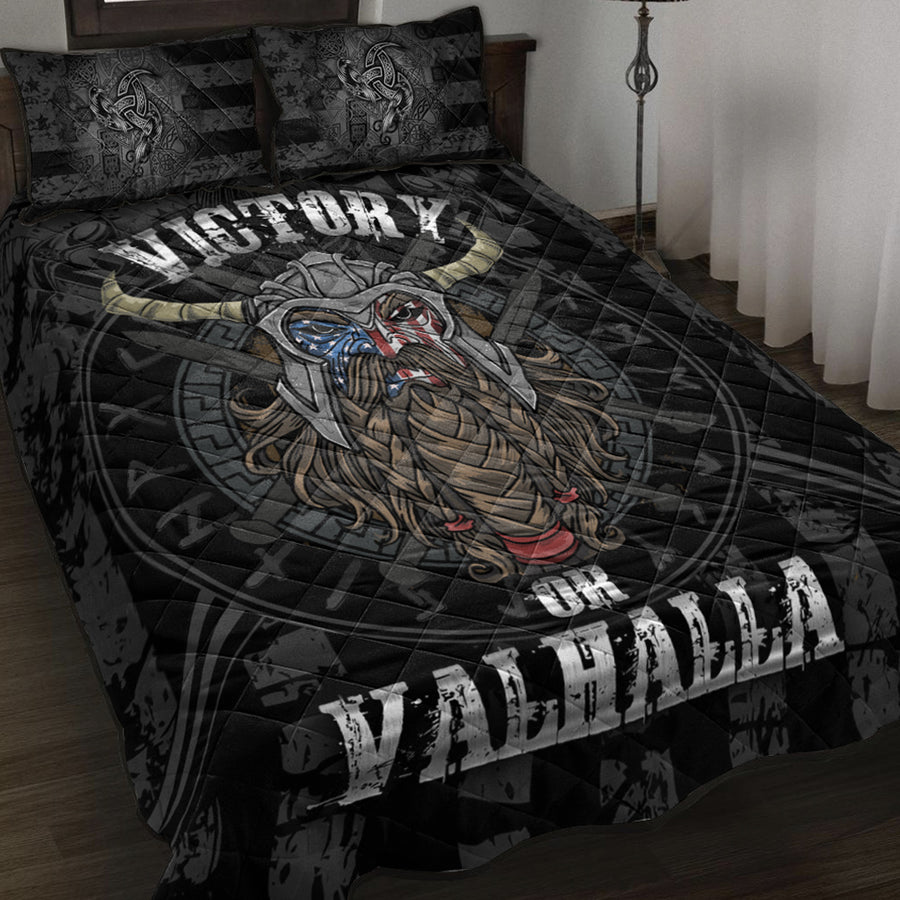 Ligerking Quilt Bed Set - Victory or Valhalla Quilt Bed Set A7