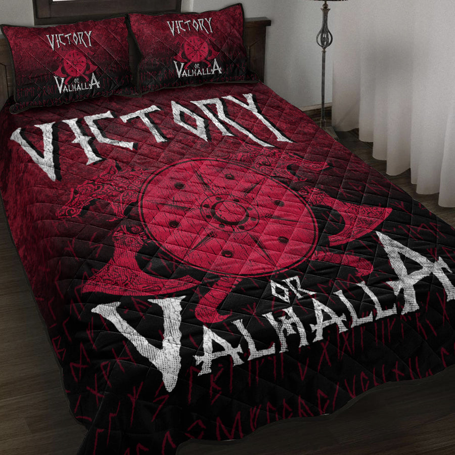 Ligerking Quilt Bed Set - Victory or Valhalla Quilt Bed Set A7