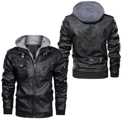 Ligerking - Skull Swing Leather Jacket A95