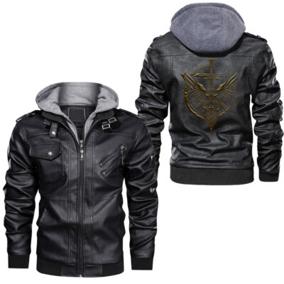 Ligerking - Raven Leather Jacket A95