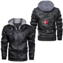 Ligerking - Raven Circle Leather Jacket A95