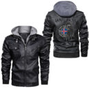 Ligerking - Raven Hat Leather Jacket A95