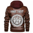 (Custom) Ligerking - Raven of Midgard Leather Jacket A35