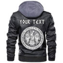 (Custom) Ligerking - Raven of Midgard Leather Jacket A35