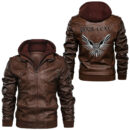 Ligerking - Raven Painful Leather Jacket A95