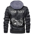 (Custom) Ligerking - Raven of Odin Leather Jacket A35