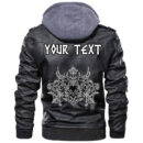 (Custom) Ligerking - Raven Symbol Leather Jacket A35
