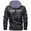 (Custom) Ligerking - Raven With The Opened Wings Leather Jacket A35