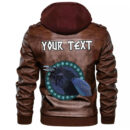 (Custom) Ligerking - Raven and Runes Leather Jacket A35
