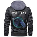 (Custom) Ligerking - Raven and Runes Leather Jacket A35