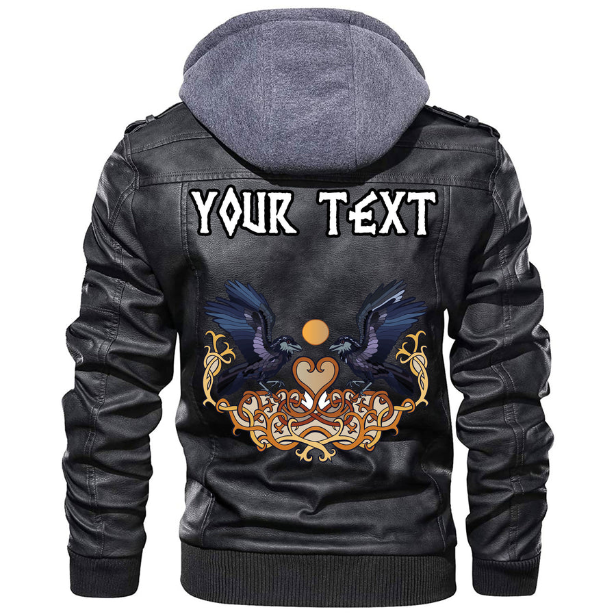(Custom) Ligerking - Ravens of God Odin Leather Jacket A35