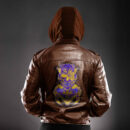 Ligerking - Odin and Ravens Leather Jacket A35