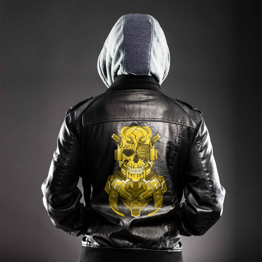 Ligerking - Almighty Black P. Stone Nation Leather Jacket A35