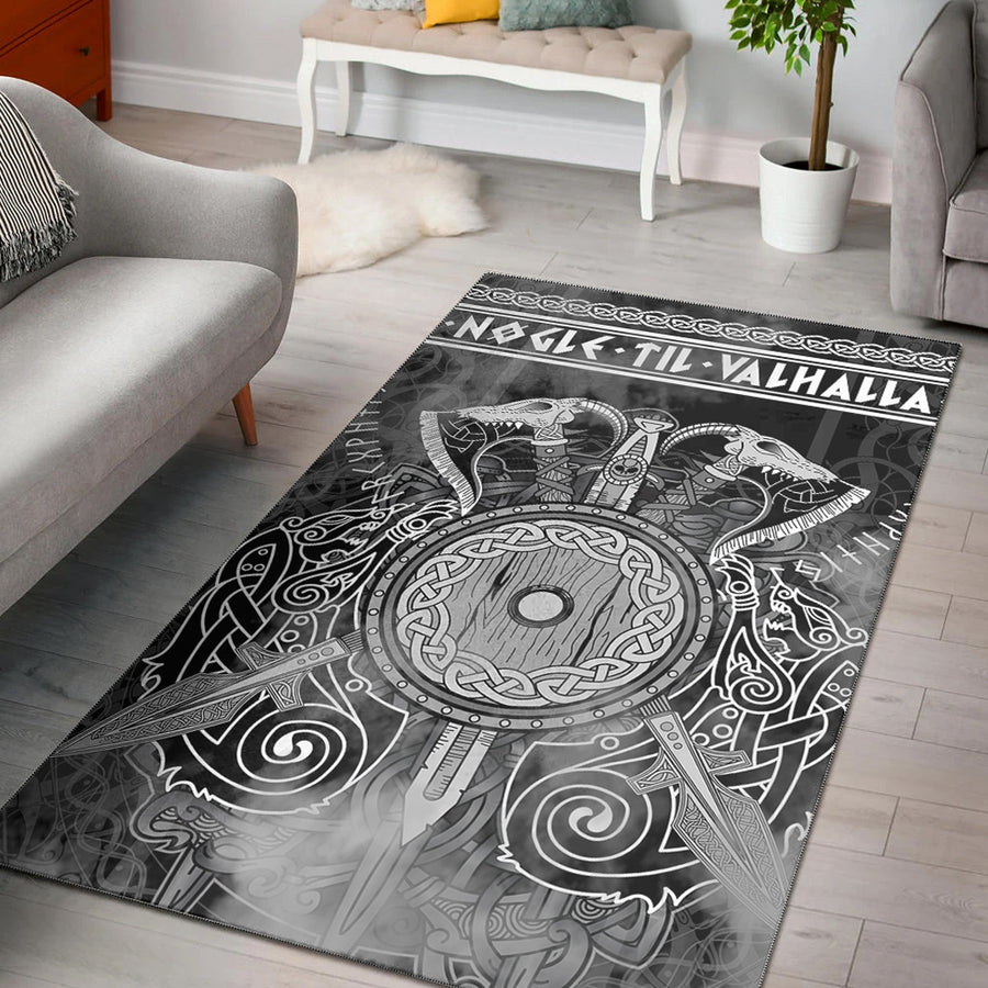 Ligerking Area Rug - Viking Valknut Celtic Area Rug A31