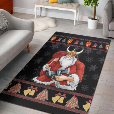 Ligerking Area Rug -Norway Santa Viking Area Rug A94