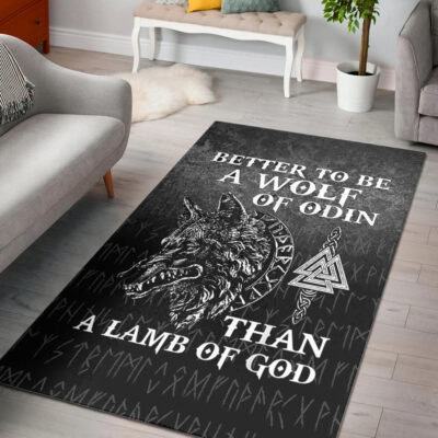 Ligerking Area Rug - Wolf-Of-Odin Area Rug A7