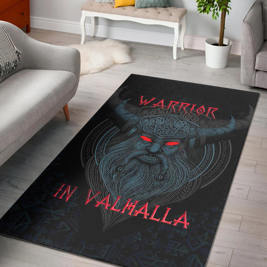 Ligerking Area Rug - Warrior In Valhala Area Rug A35