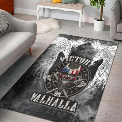 Ligerking Area Rug - Viking Mystical Raven American Area Rug A31